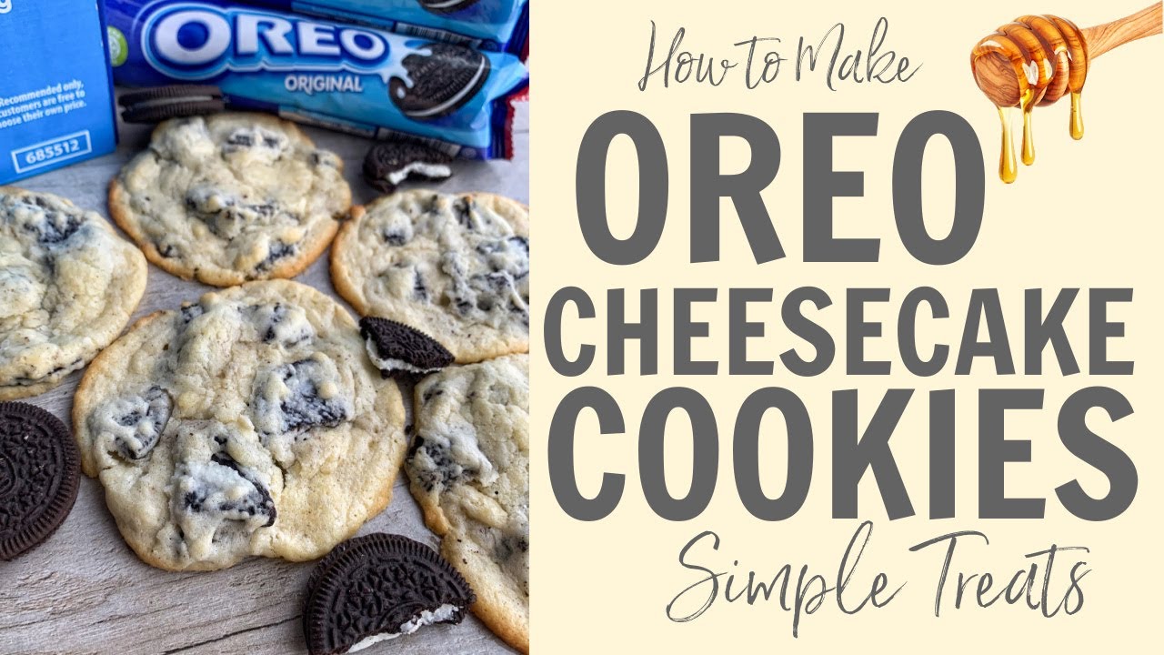 How to make Oreo Cheesecake Cookies! Recipe #Shorts