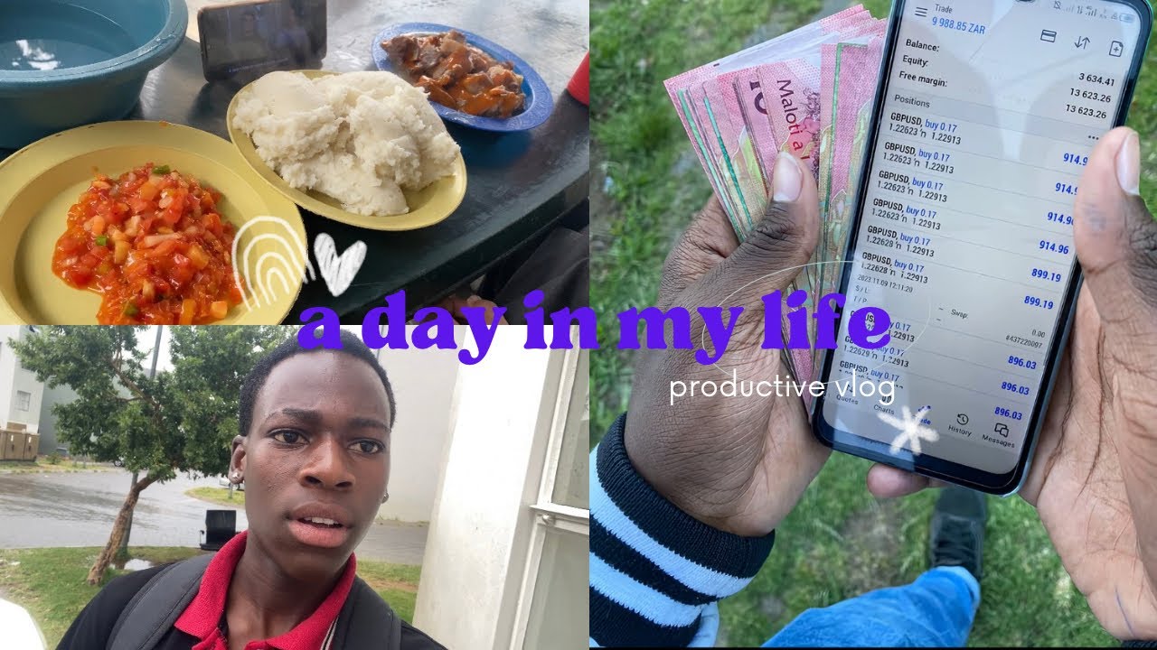 Come to school with me a young Forex trader📈🥺