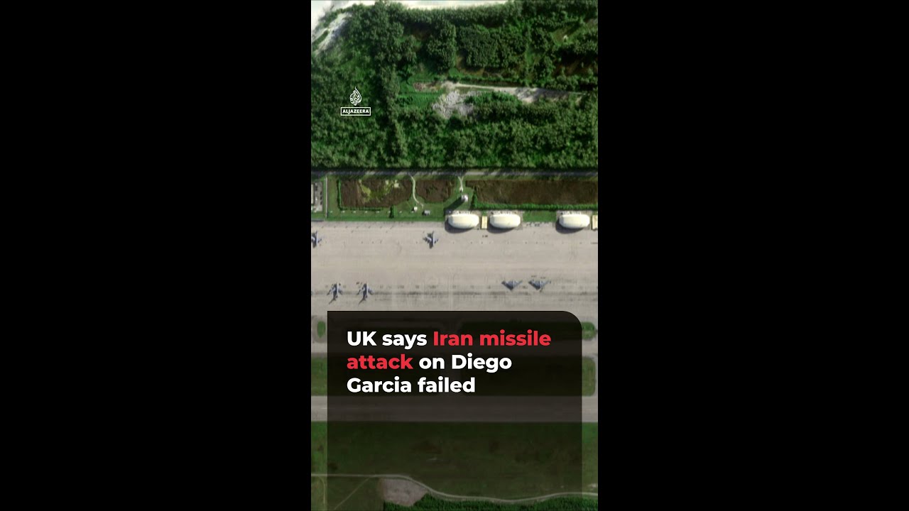 UK says Iran missile attack on Diego Garcia failed | #ajshorts