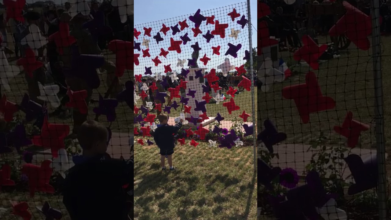 Australian War Animals Monument - Pt 2 Dedication at Pozieres France - July 2017