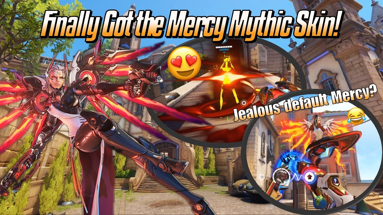 Finally Got the Mercy Mythic Skin! 😍 - Mercy Gameplay & Commentary - Overwatch 2 (Season 10)