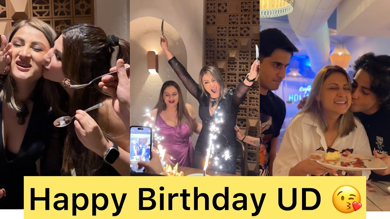 Aapki Ud /Guddu ka birthday / day with sagar kshitij Mohit 🤩 #happybirthday #urvashidholakia #vlog