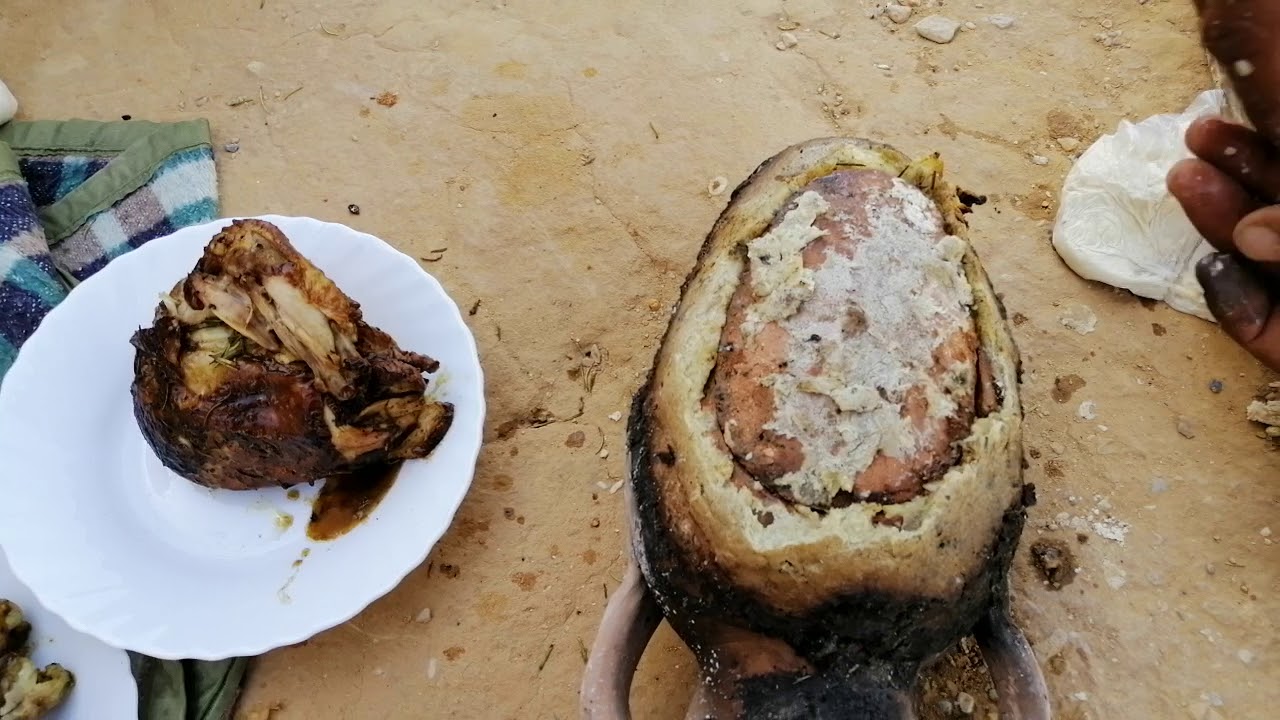 طبخ دجاج في القلة.. بنة كبيرة.ههه