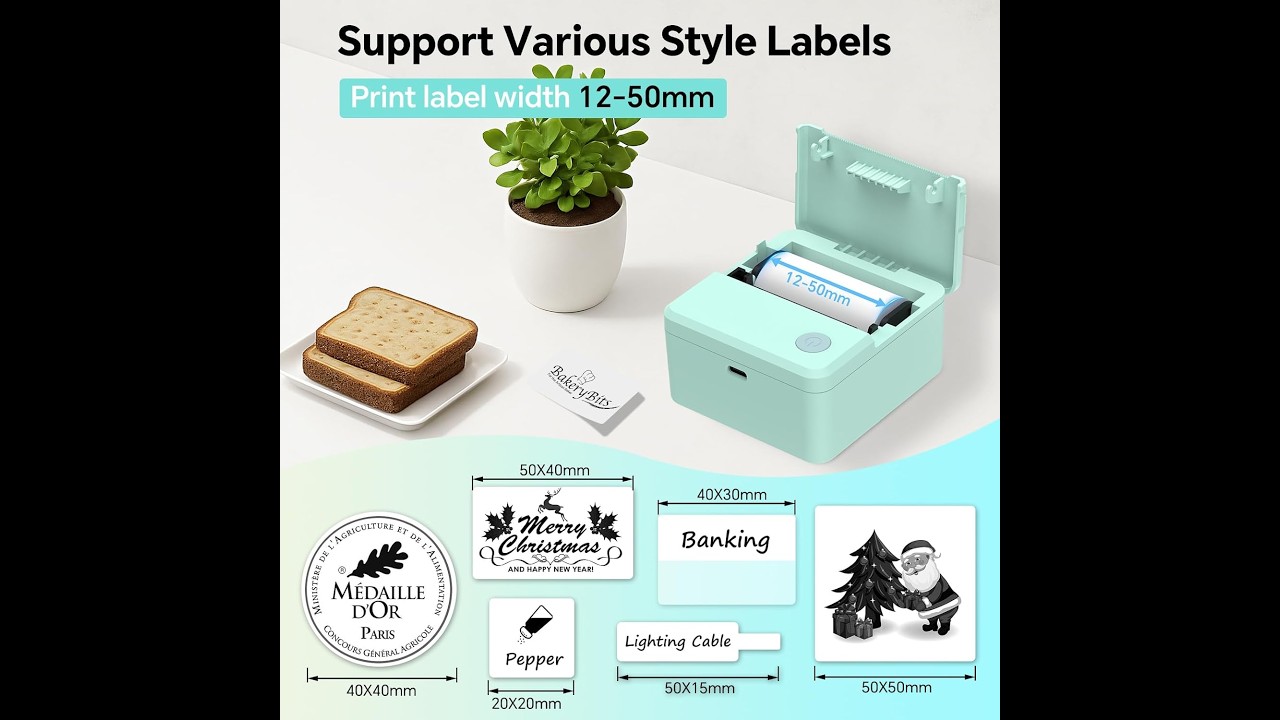 LECHPRO PT001 Bluetooth Label Maker Review – Portable 2” Thermal Printer for Small Business & Home