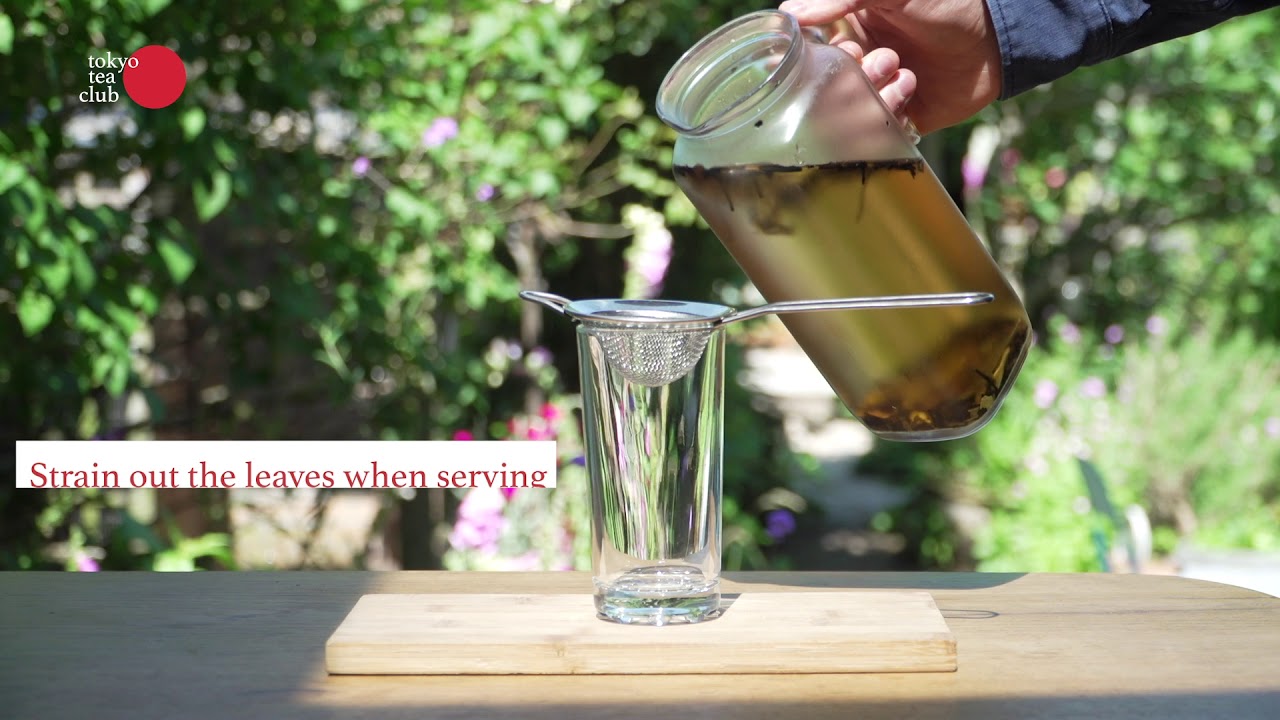 COLD GREEN TEA Japanese Kyobancha Cold Brew