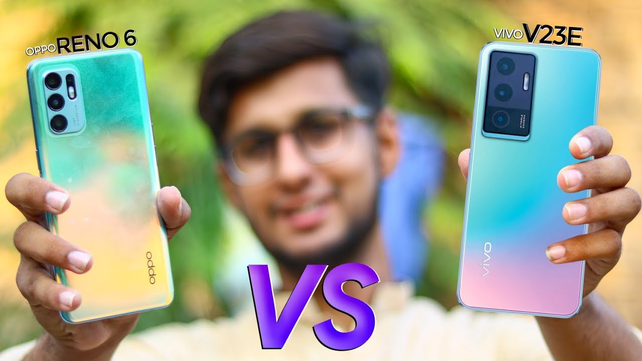 OPPO Reno 6 VS VIVO V23e Complete Comparison ⚡ 720G VS G96 | 50WAT VS 44WAT 🔥