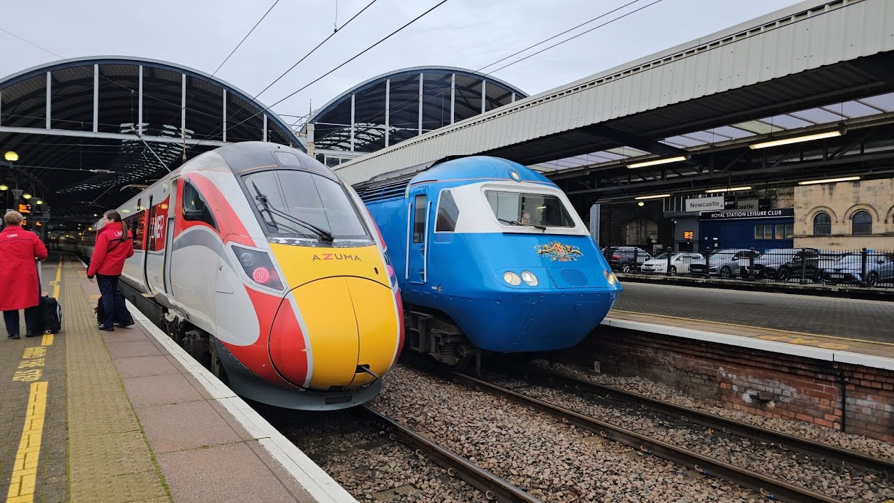 Trains at Newcastle | Midland Pullman HST | 91127 at NCL | Many Azumas! | Tones! | 56049 | 17.12.24