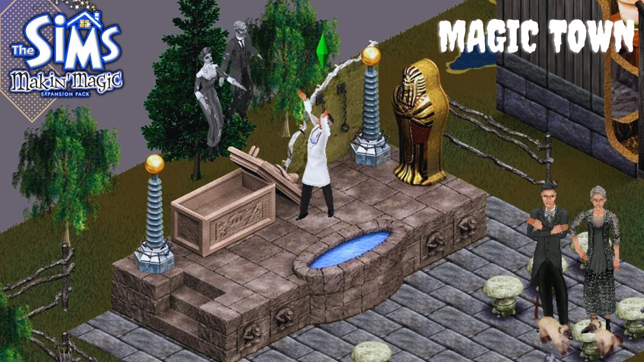 Sims 1 PC Gameplay No commentary - longplay Gunther and Cornelia Goth| Making Magic