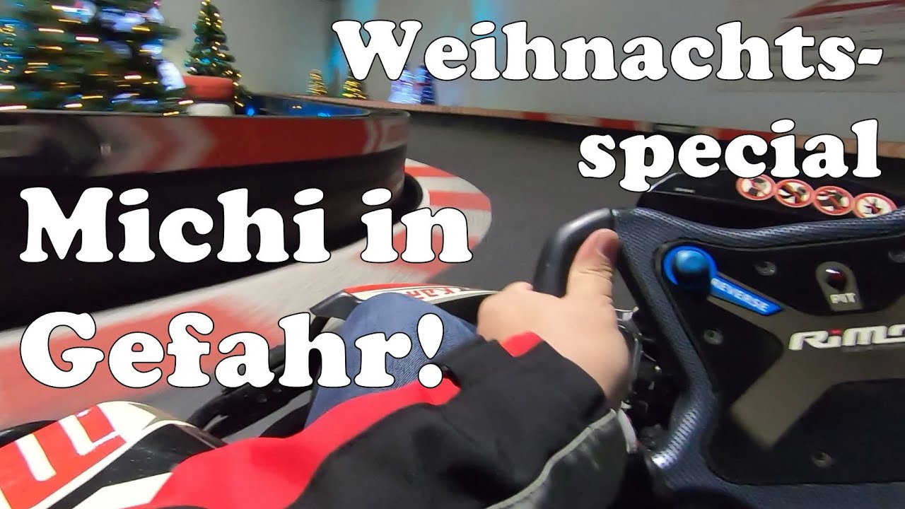 Kartfahren in Norderstedt - Weihnachtsspecial Michi in Gefahr