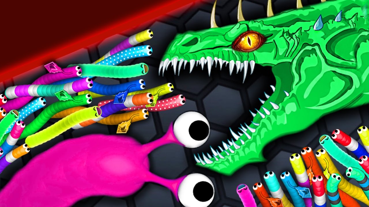 Slither.io - ANGRY MONSTER SNAKE vs 9400 SNAKES // Epic Slitherio Gameplay (Slitherio Funny Moments)