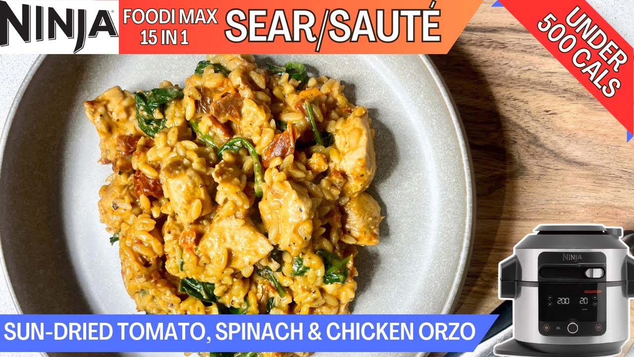 🔻МЕНЕЕ 500 КАЛОРИЙ 🔻ОРЗО С ВЯЛЕНЫМИ ПОМИДОРАМИ, ШПИНАТОМ И КУРИЦЕЙ *ОБЖАРКА/ТУШЕНИЕ* Семейный ужи...
