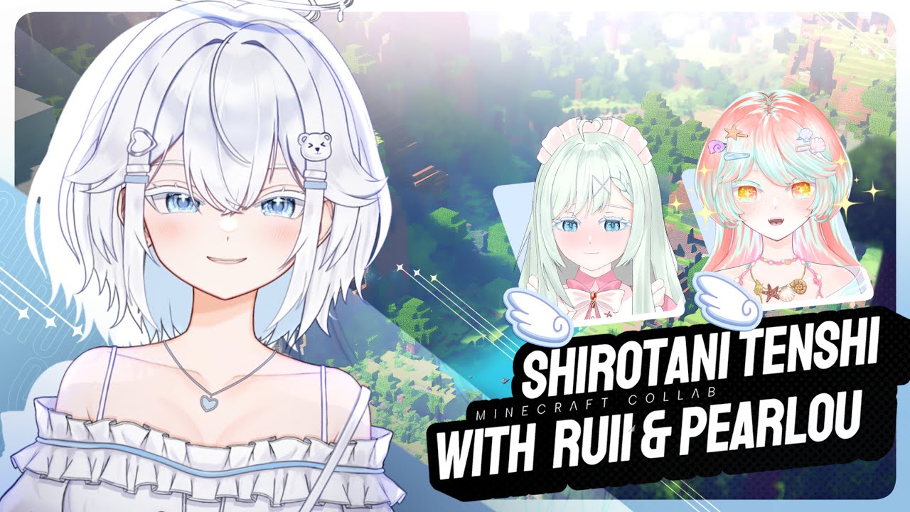 【MINECRAFT】 Mari Menkrep | Ft. @KanekoRuii @PearlouVict   【 Shirotani Tenshi 】
