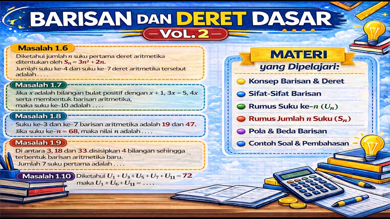 🔥BARISAN DAN DERET DASAR Vol. 2 | Bisa sih kalau cuma seperti ini!!!