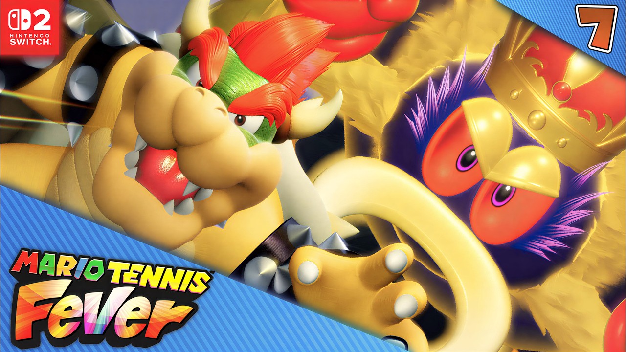Valle dei Mostri con Bowser e Re Sguscioragno (#7) Adventure Mode: Mario Tennis Fever - Switch 2