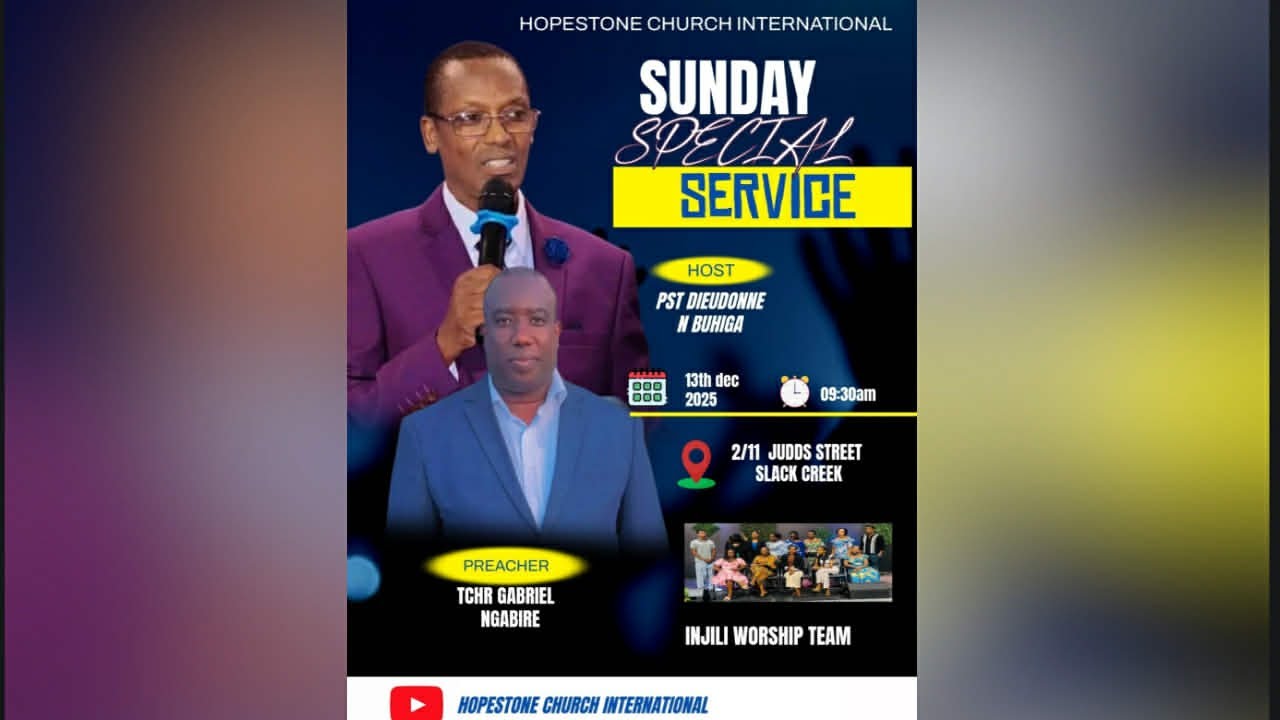 HOPESTONE CHURCH INTERNATIONAL II SUNDAY SERVICE TCHR GABRIEL NGABIRE II 14/12/2025