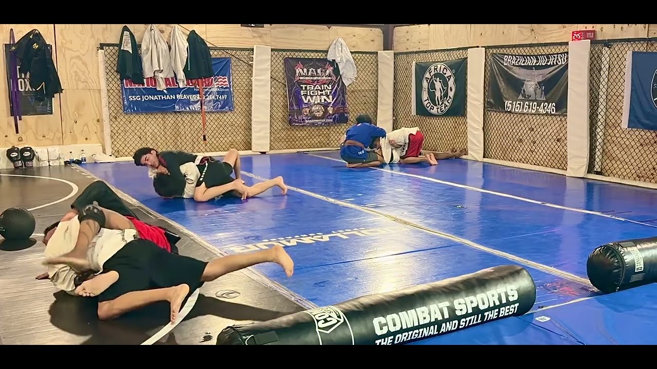 Side Control Escape and Scissor Sweeps to Top / Russian Tie to Back 