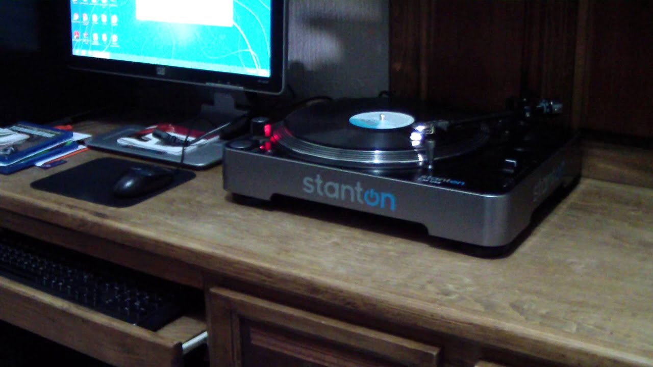 TORNAMESA DE ACETATOS STANTON T.55 USB Y RCA