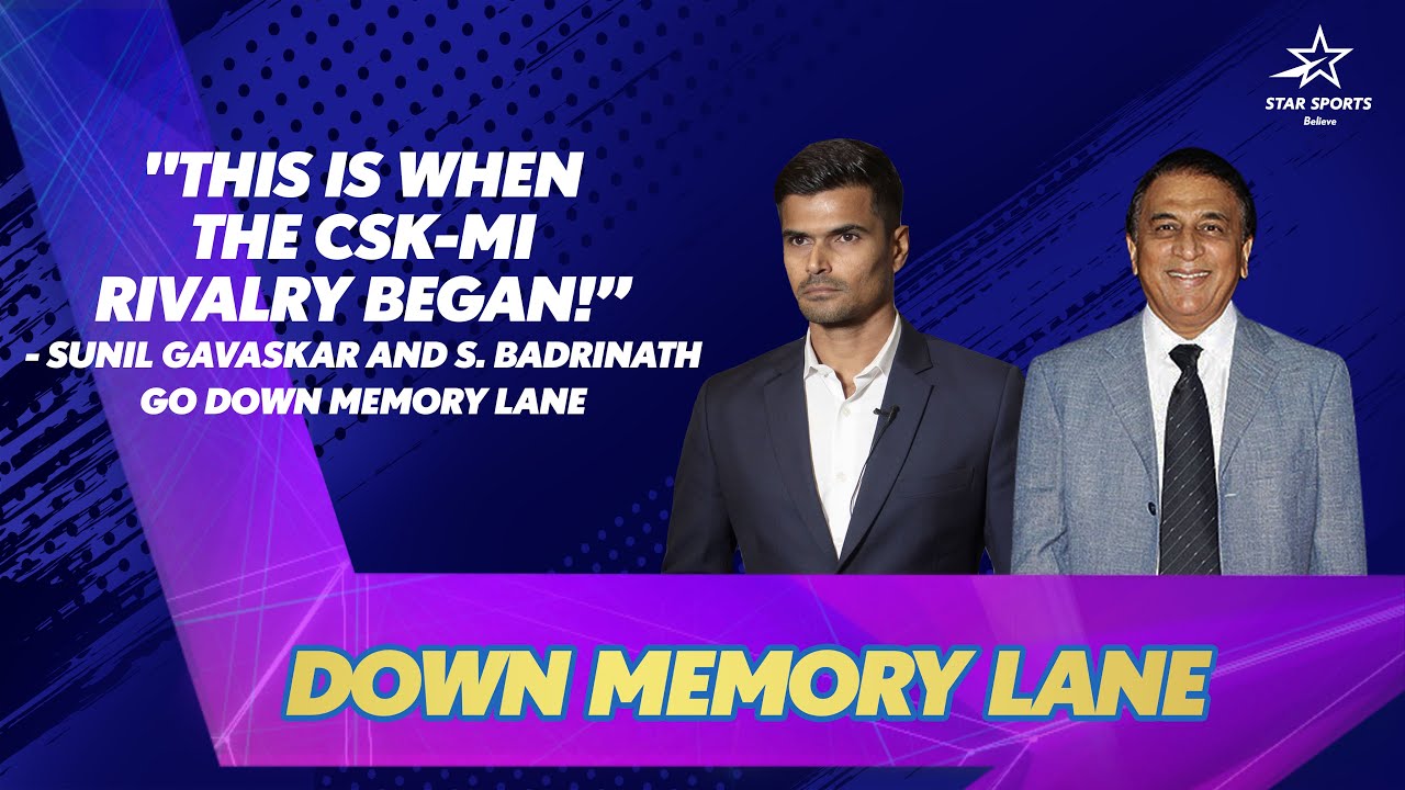 IPL 2023 | The MI-CSK Rivalry | #DownMemoryLane With Sunny G & Badri