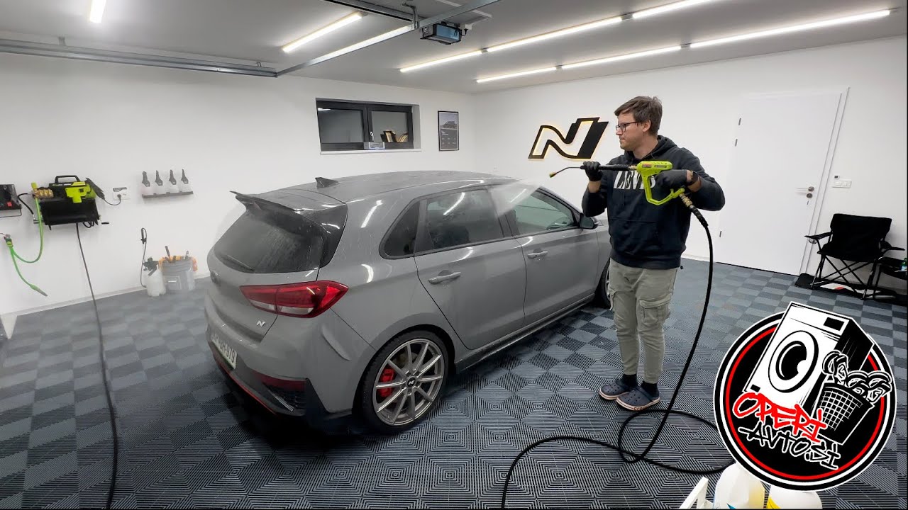 Detajlno pranje v garaži Hyundai i30N