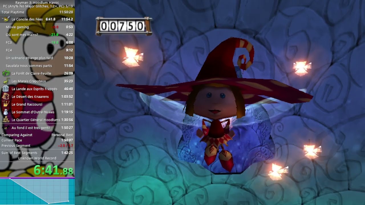 Rayman 3 Any% NMG (PC) in 1:47:43.20