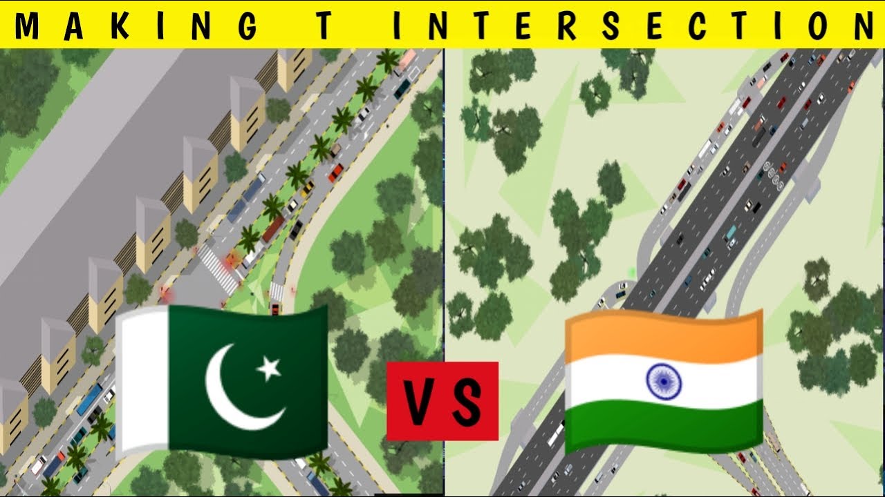 PAKISTAN VS INDIA MAKING T INTERSECTION IN INTERSECTION CONTROLLER 2024