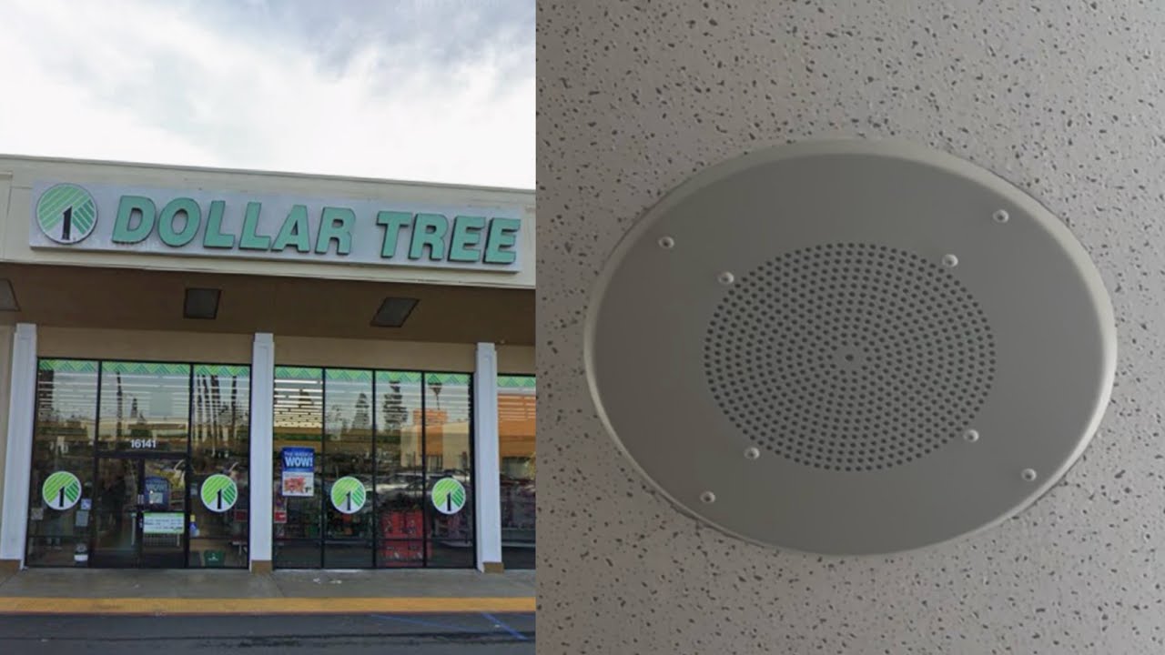 Intercom Speaker Tour at my local Dollar Tree