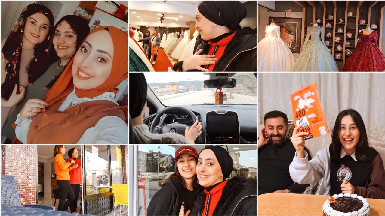 GELİNLİK BAKIYORUZ FİYATLAR💰| Ehliyet direksiyon kursu🚗| Annemlerde Mevlit| Gizoşun doğum günü |VLOG