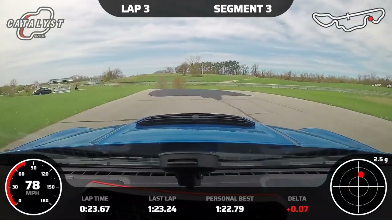 Shelby GT500 chasing Porsche GT4 Clubsport    3Balls event at Grattan Raceway 5/4/25
