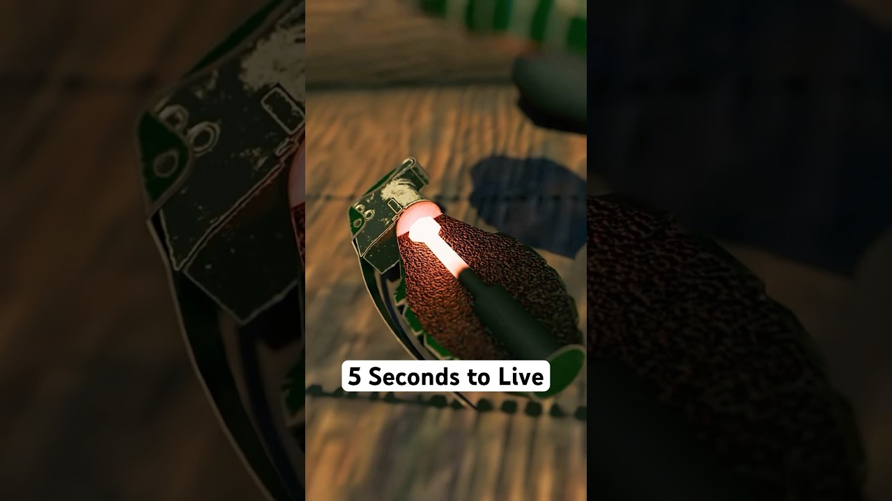 Trick to Survive a Grenade Blast 💣 #shorts
