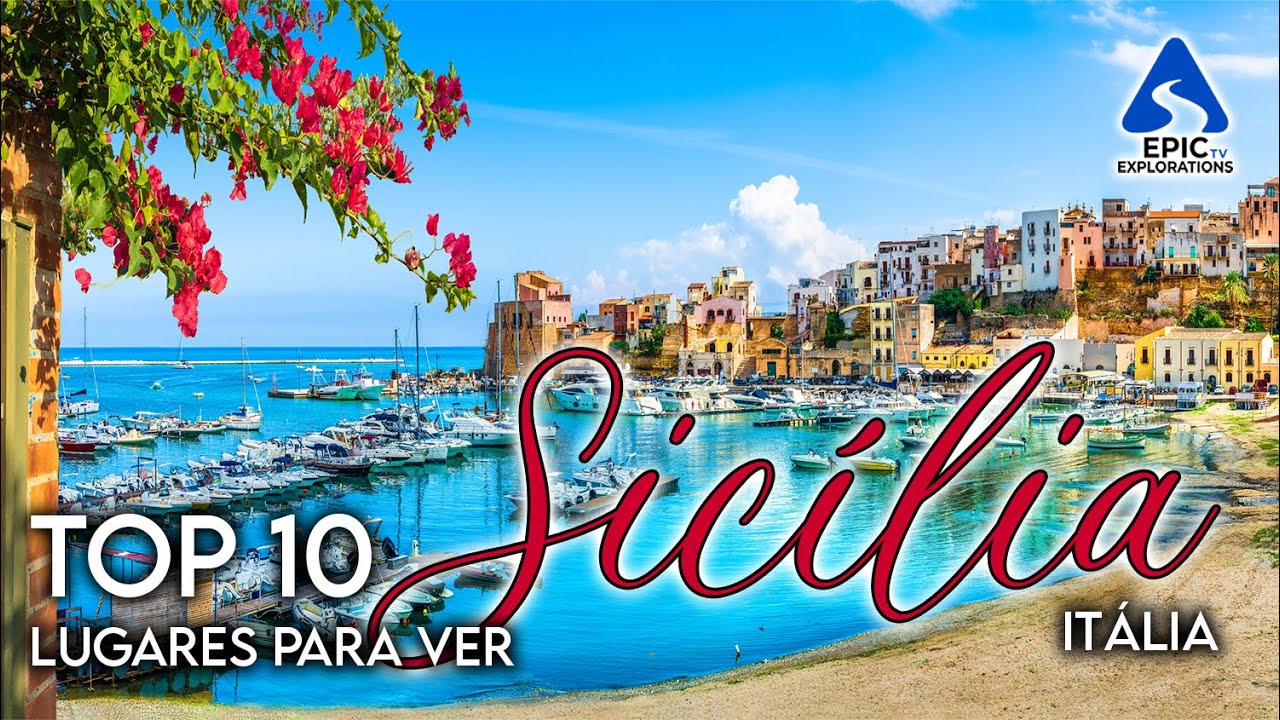 Sicília, Itália: Top 10 Lugares e Locais Mais Bonitos para Visitar | Guia de Viagem 4K
