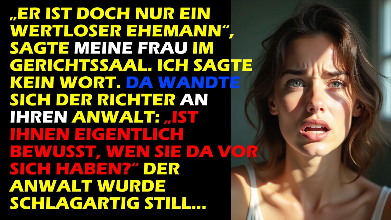 SIE NANNTE MICH „NUTZLOS“ VOR GERICHT – DOCH DER RICHTER WUSSTE MEHR ALS SIE