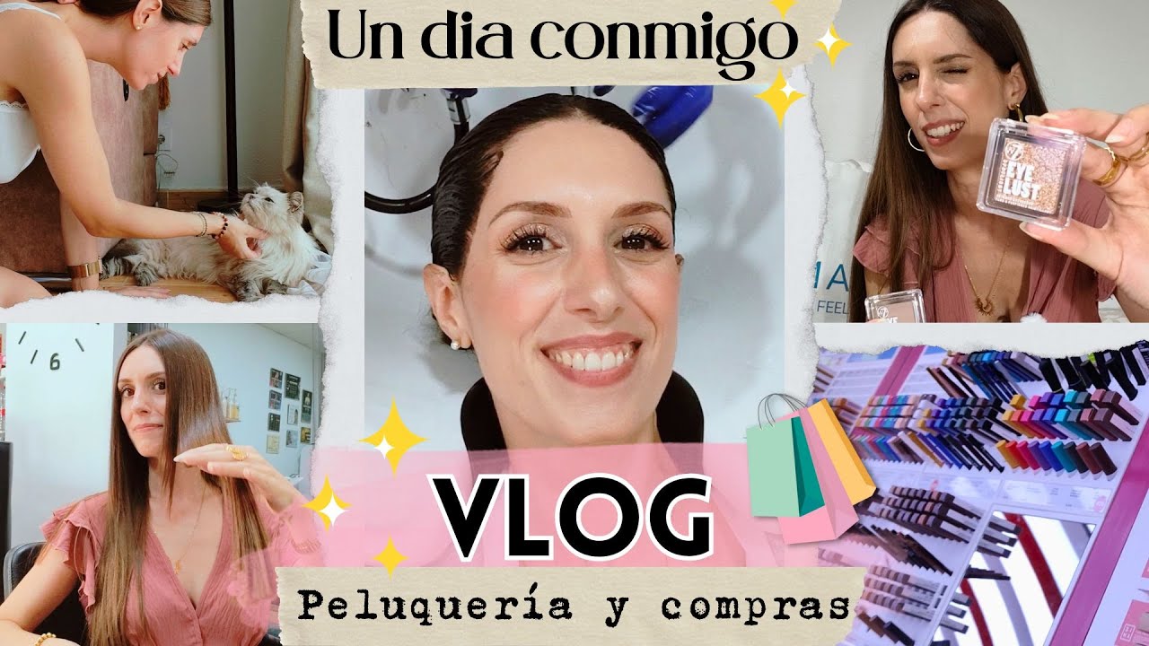 ¡PRIMER VLOG! ✨ | Nos vamos de COMPRAS 🛍️ + PELUQUERÍA ¡Adiós a mis primeras CANAS! 😅​💇​