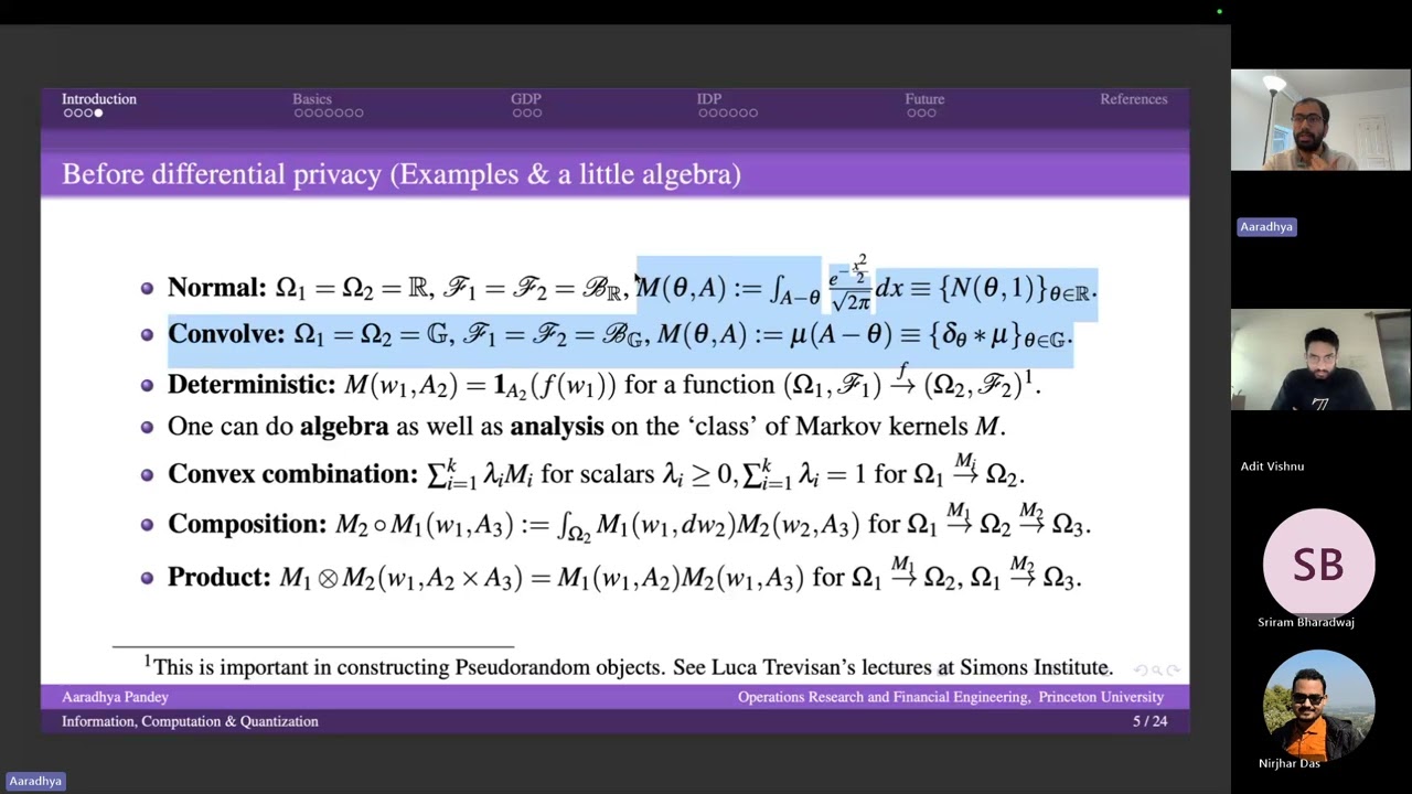 Information, Computation, & Quantization: Infinitely divisible privacy and beyond