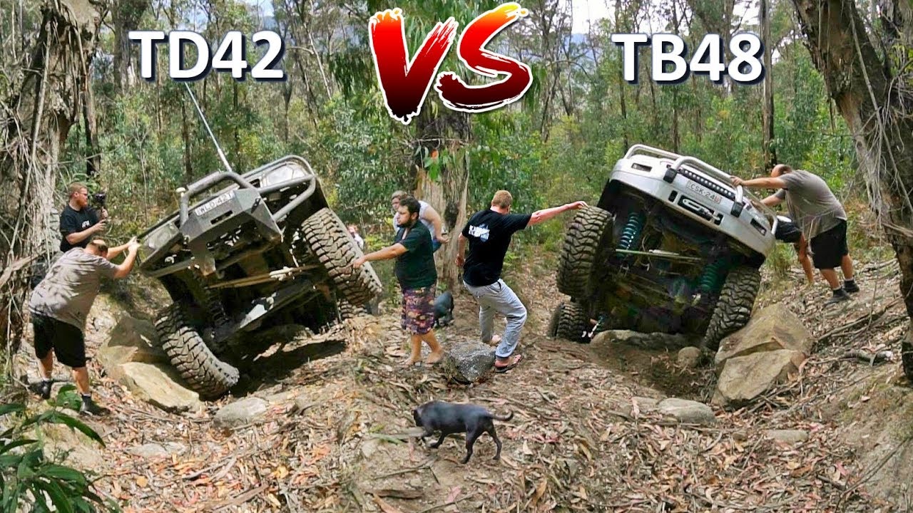 Nissan Patrol 4x4 Challenge TD42 vs TB48 @ The Widow Maker