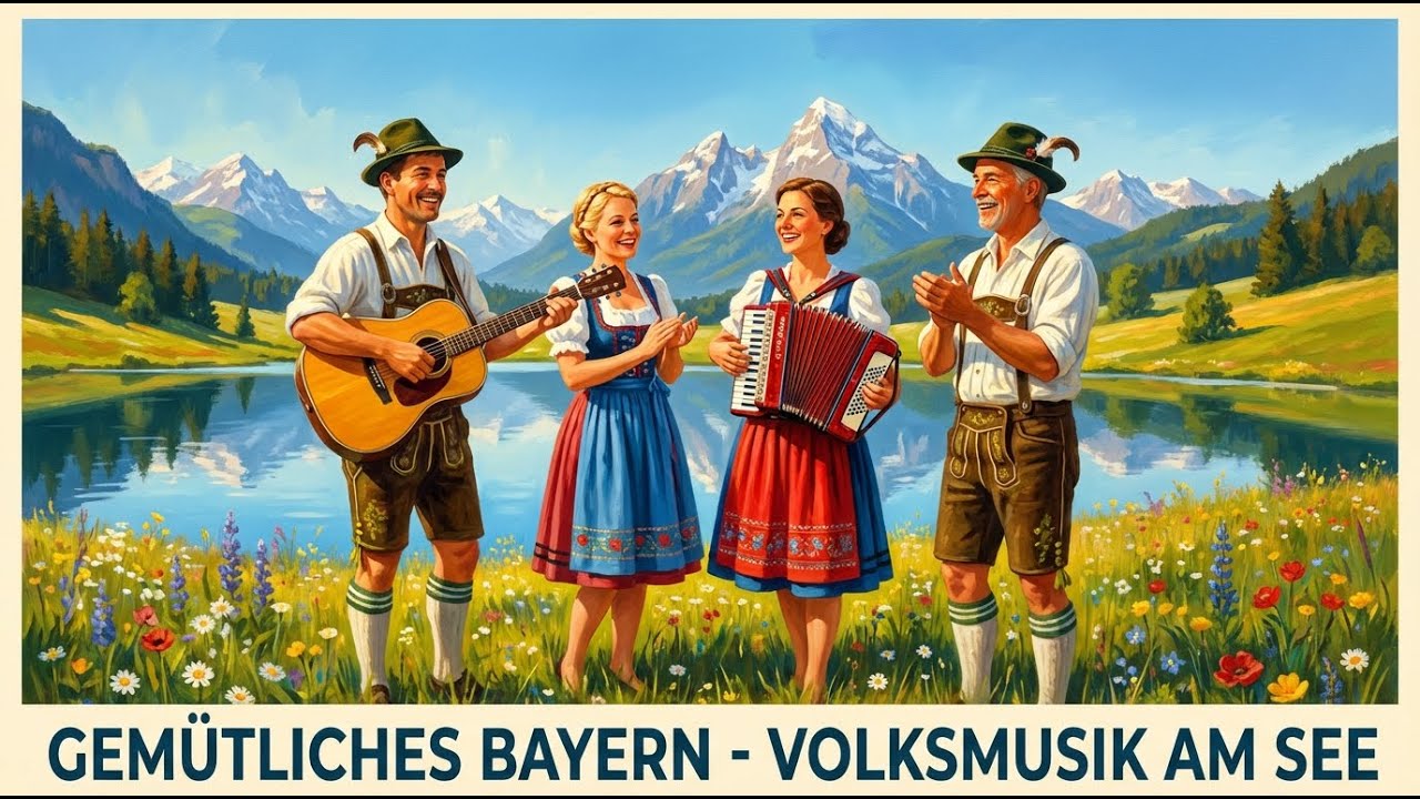 German Alps Festival 🎵 Polka, Waltz & Traditional Brass Band Joy | Bavarian Volksmusik Celebration