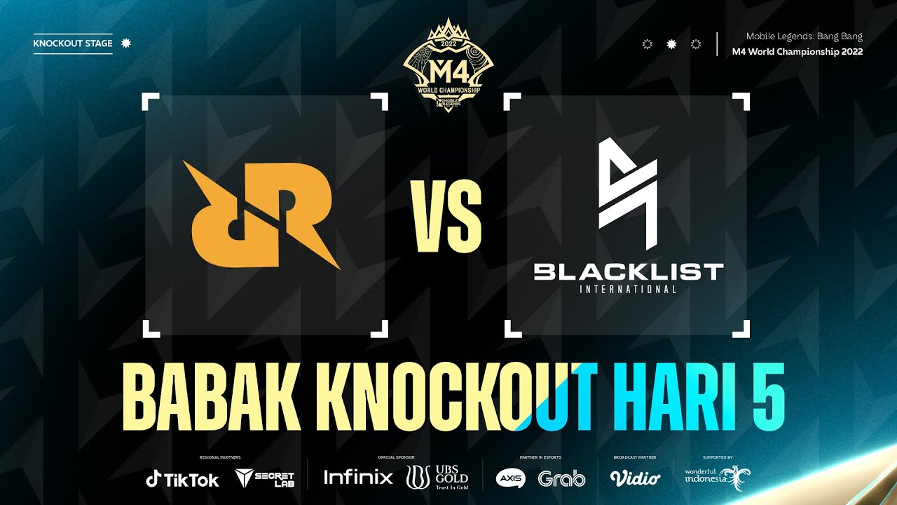 [ID] M4 Babak Knockout Hari 5 - RRQ Hoshi vs BLCK Game 4
