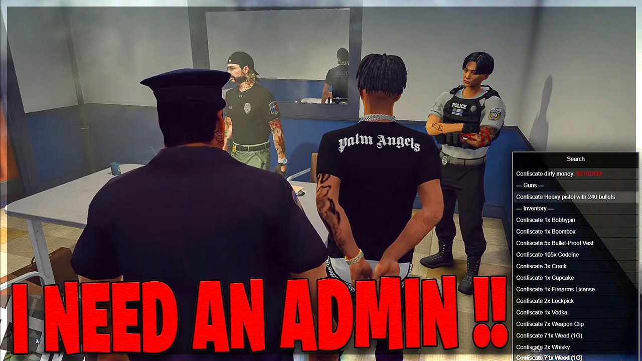 Kid Rages After Officer Habibi Frames and Arrests Him on GTA 5 RP