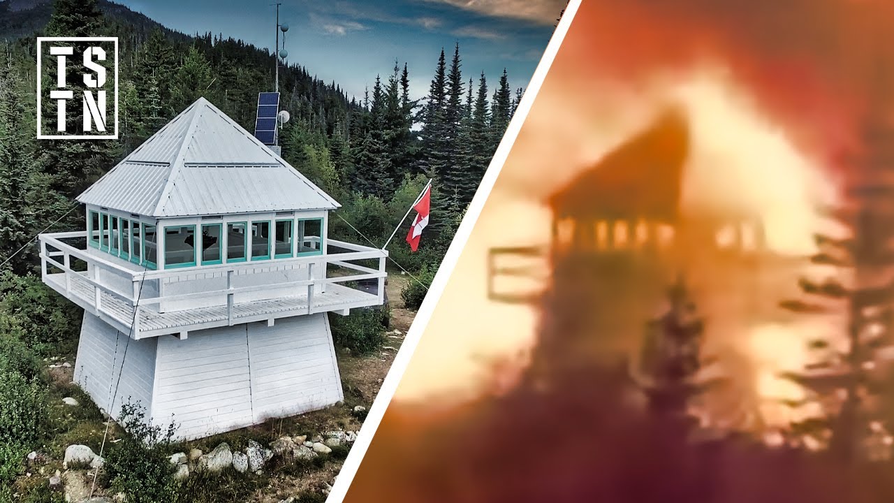 WILDFIRE DESTROYS Historic British Columbia Lookout