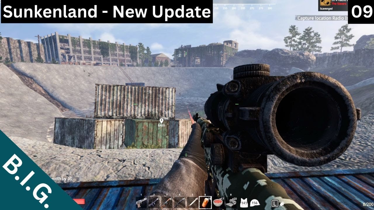 Sunkenland - S06 Day 09: Radio Island, Weapon Upgrades, Military Backpack & the Titanium Motherload