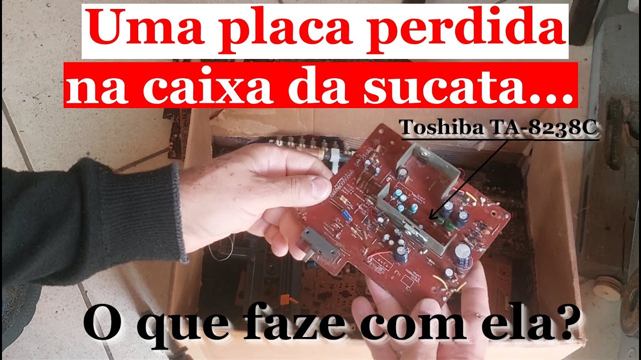 Achei na sucata um Toshiba TA-8238C Ser&aacute; que funciona?