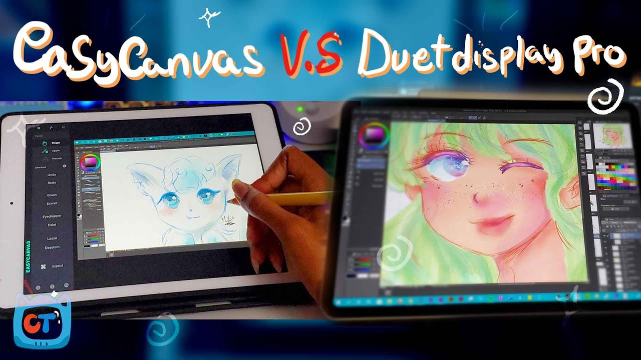 ✏️Лучшие приложения для превращения вашего iPad в графический планшет🖌️ Easycanvas против Duet Di...