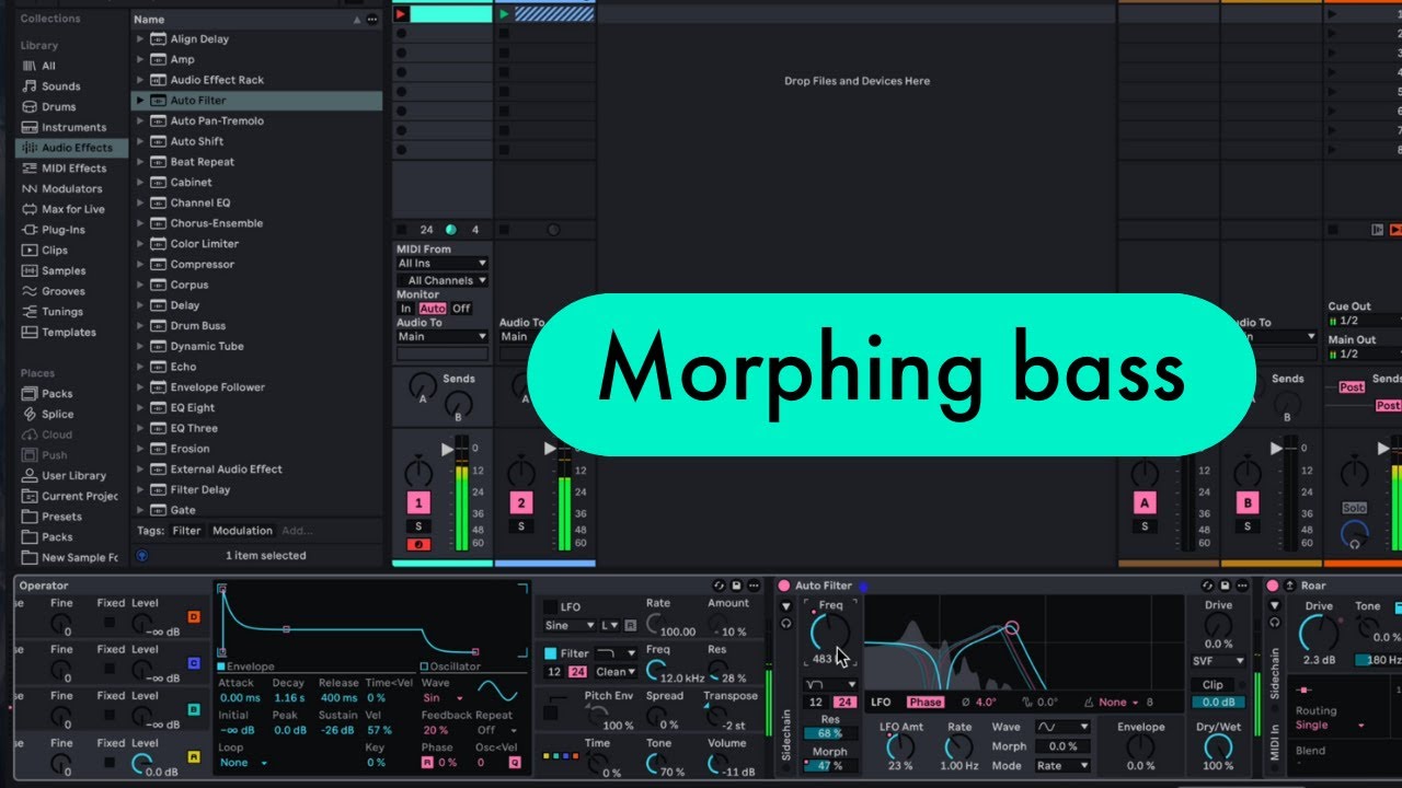 Ableton Live Tips: Morphing Bass