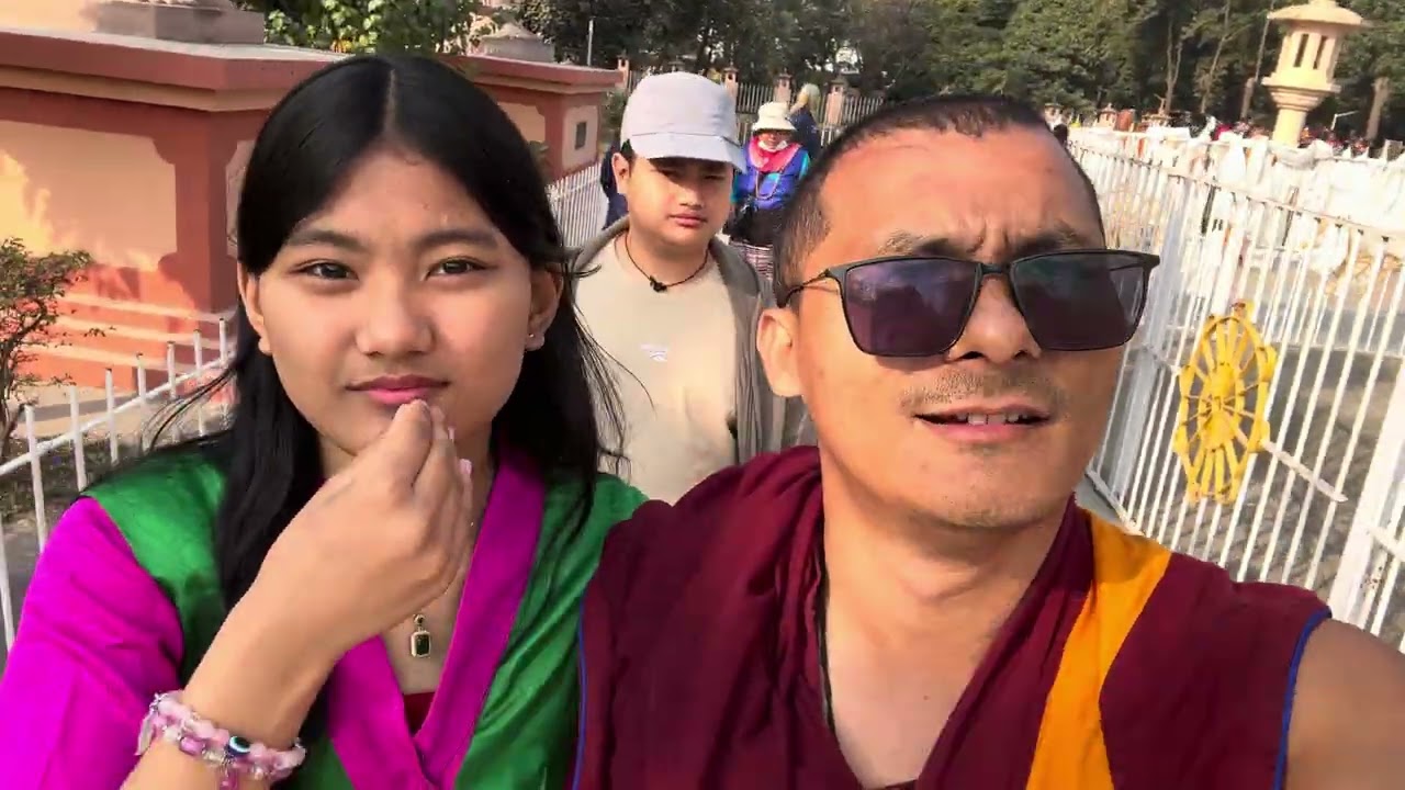 With Family at Bodh Gaya 🙏