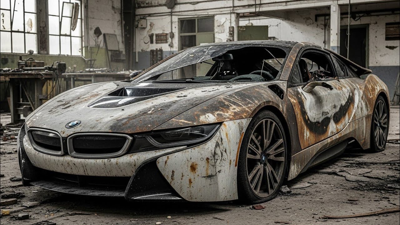 ASMR Car Restoration | Full Rebuild of 2016 BMW i8 | Abandoned Condition