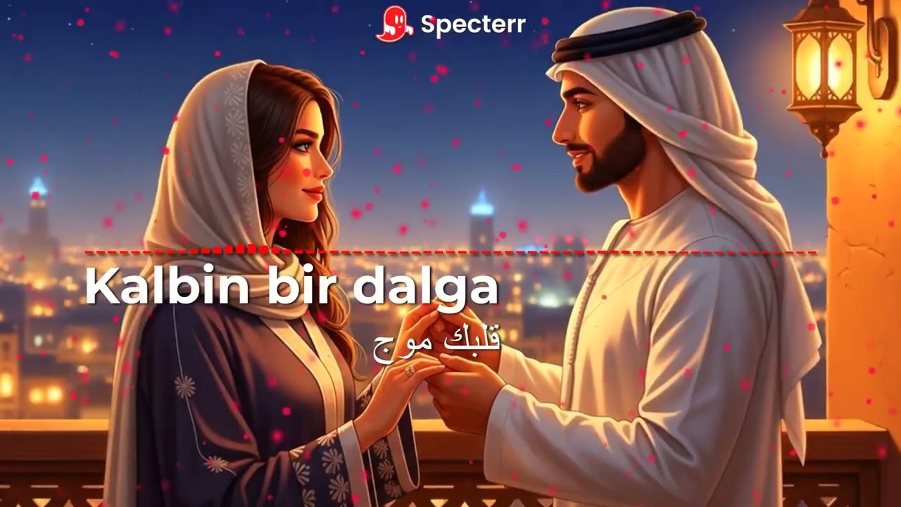 ROMANTIC MIDDLE EASTERN MUSIC: KALBİN BİR DALGA قَلْبُكَ مَوْجَةٌ