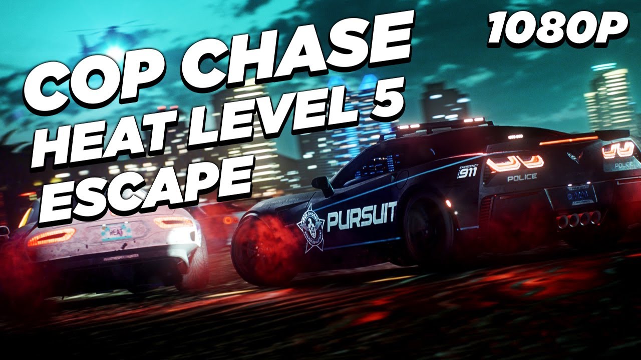 NFS HEAT - Cop Chase Heat Level 5 Escape
