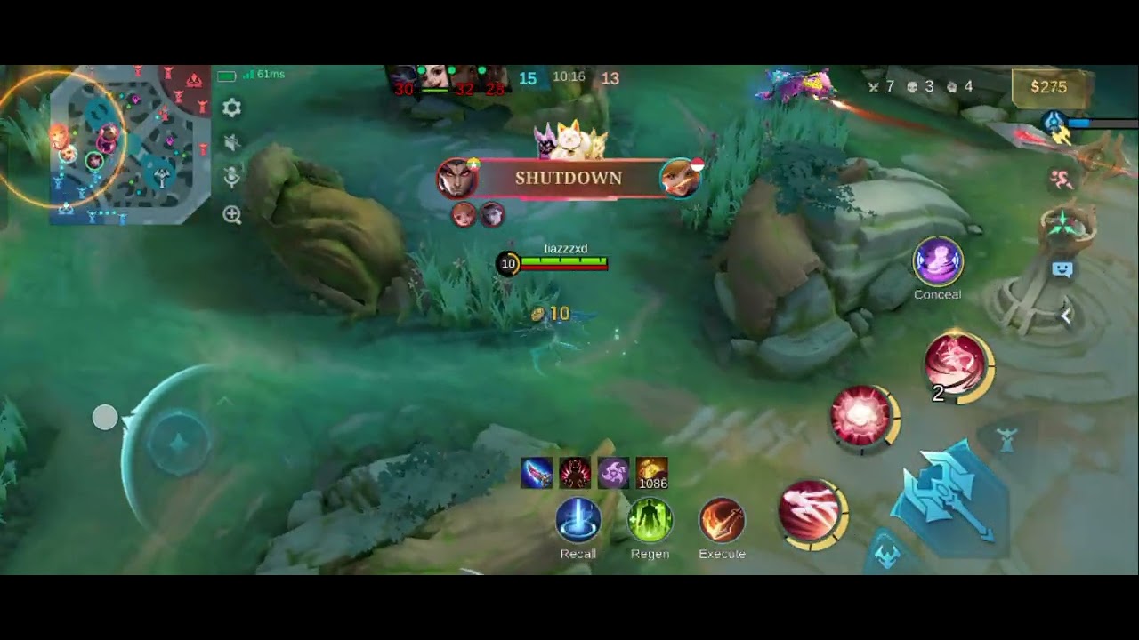 # solo rank pakai Hero Natalia Rom ketemu tim beban #😭😭#