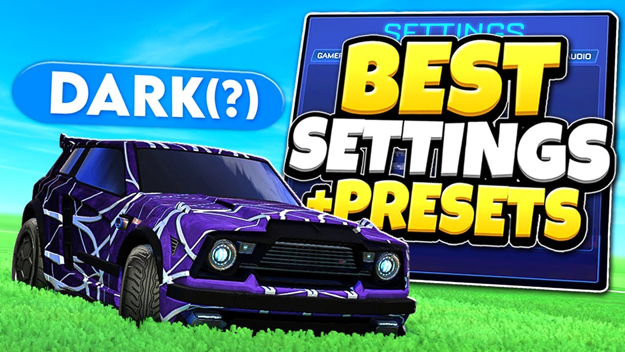 DARK(?) BEST SETTINGS + PRESETS of RLCS 2025! (Rocket League)