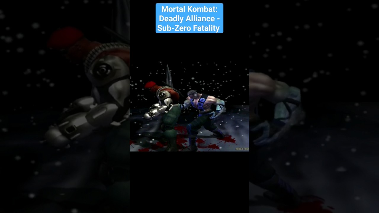 Sub-Zero Fatality - Mortal Kombat: Deadly Alliance #mortalkombatdeadlyalliance #subzero #ps2 #shorts