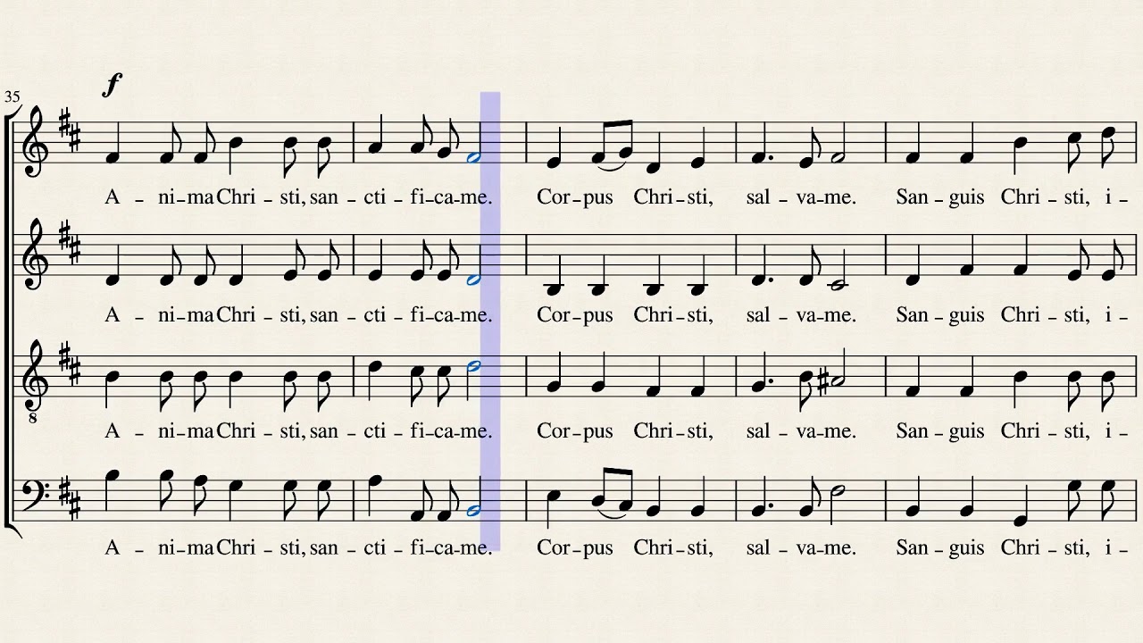 Anima Christi - Frisina - Contralto